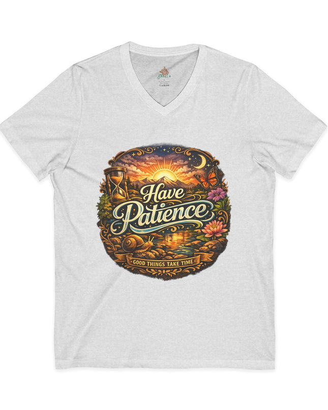 Have Patience V-Neck Tee