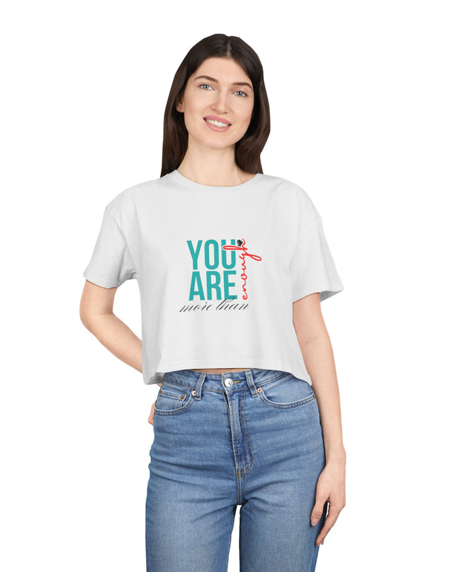 You are Enough- Crop Tee