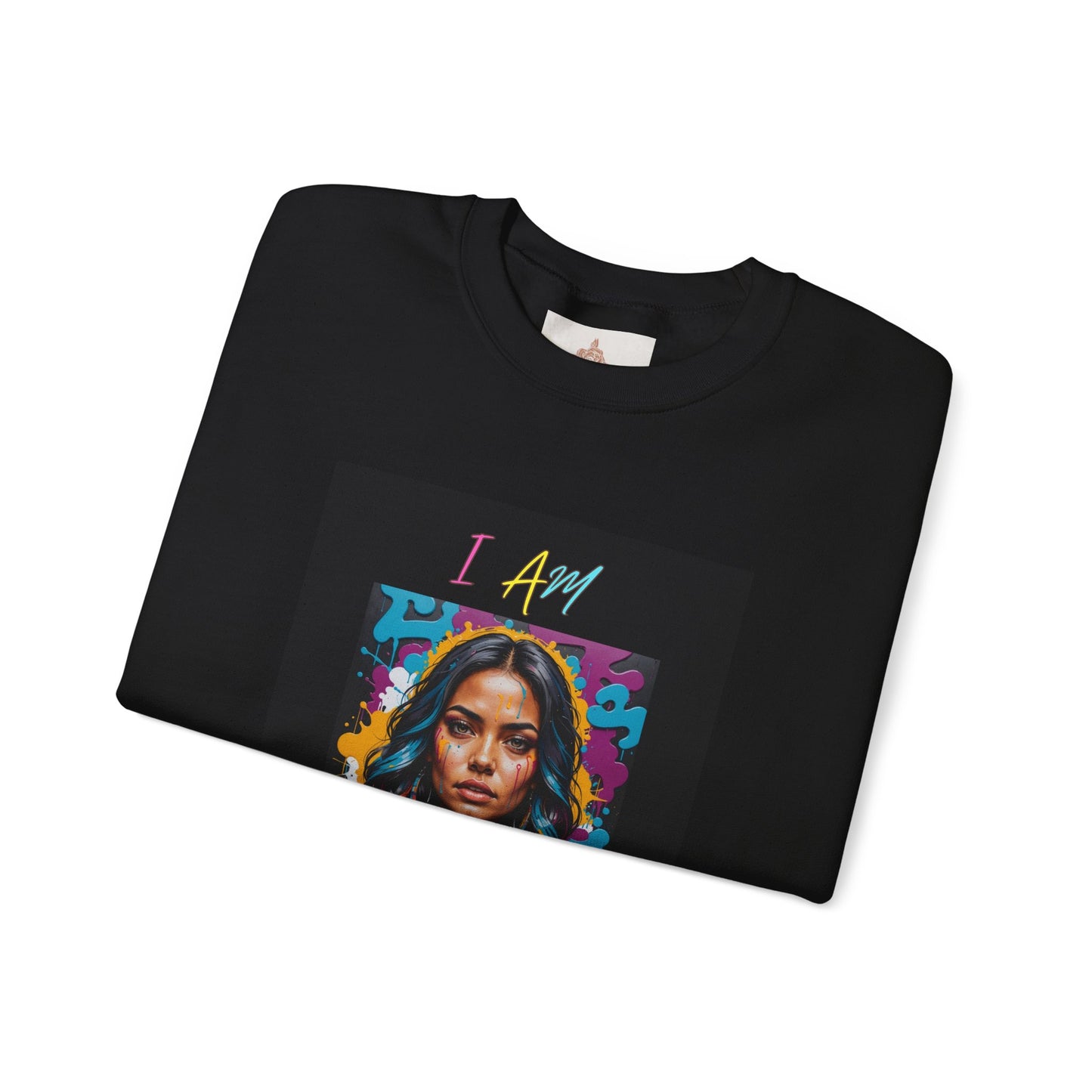 "Mi hermosa reina" 'I Am Enough' -Unisex Crewneck Sweatshirt