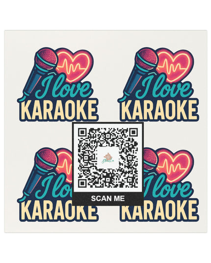 I Love Karaoke Car Magnet