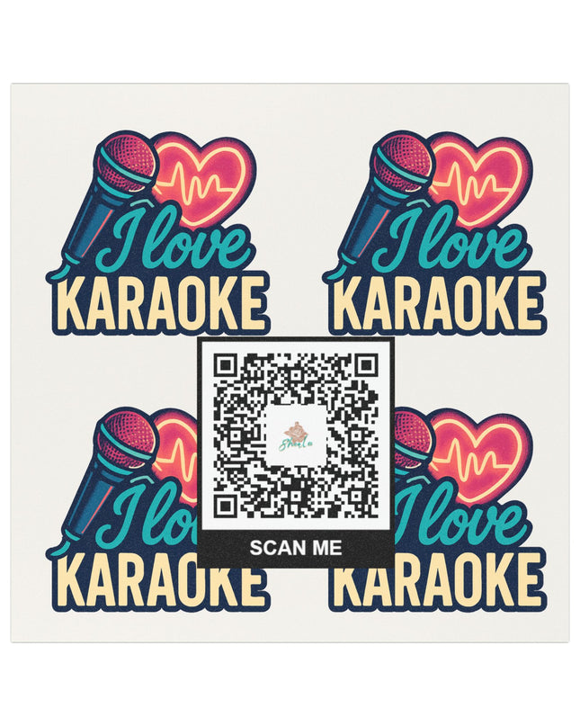 I Love Karaoke Car Magnet