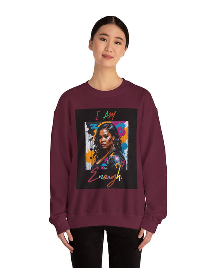 I Am Enough Artwork Crewneck Sweatshirt