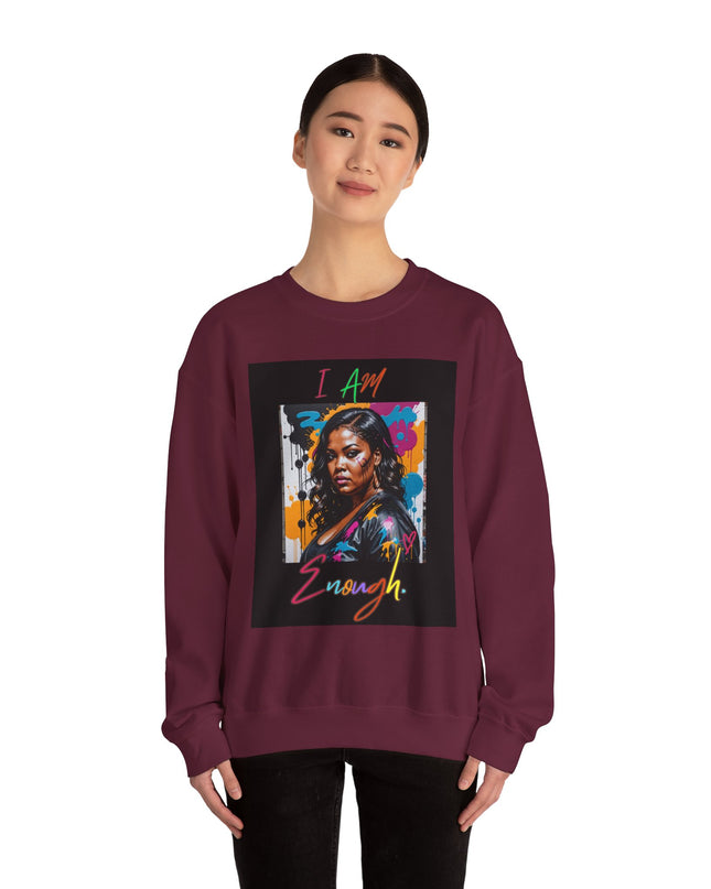 I Am Enough Artwork Crewneck Sweatshirt