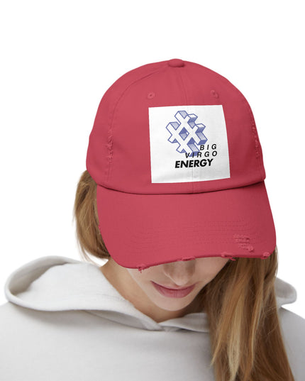 Big Virgo Energy Distressed Cap