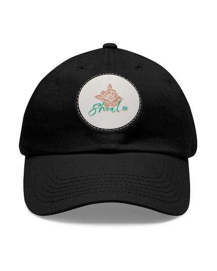 Stylish Dad Hat with Leather Rose Patch - Perfect Gift for Men & Women