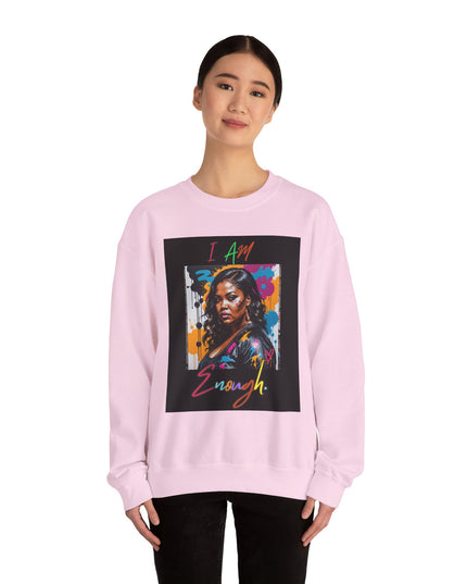 I Am Enough Artwork Crewneck Sweatshirt
