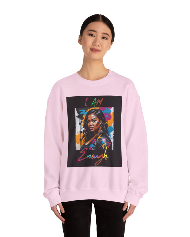 I Am Enough Artwork Crewneck Sweatshirt