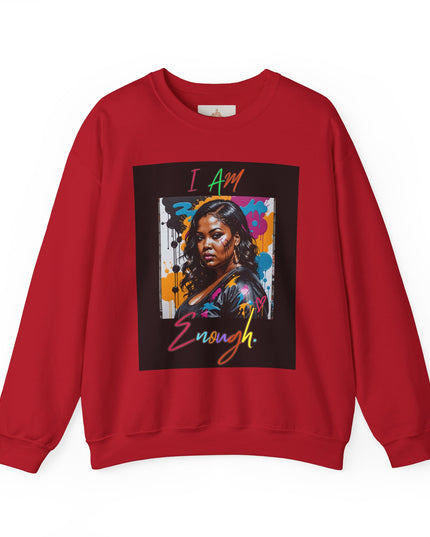 I Am Enough Artwork Crewneck Sweatshirt