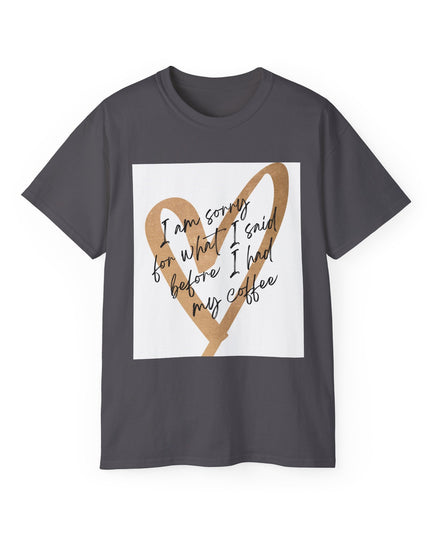 Coffee Attitudes Tee