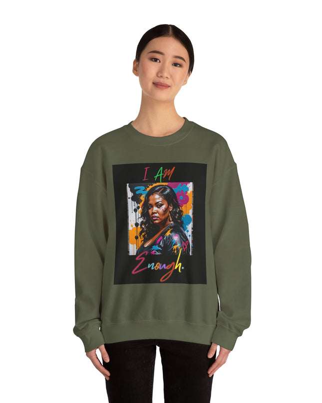 I Am Enough Artwork Crewneck Sweatshirt