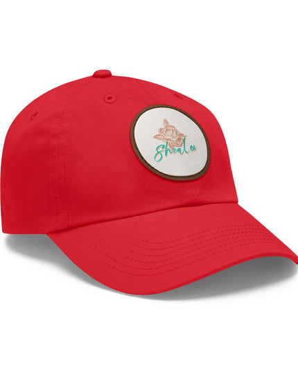 Stylish Dad Hat with Leather Rose Patch - Perfect Gift for Men & Women