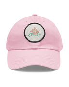 Light Pink / Black patch / Circle / One size