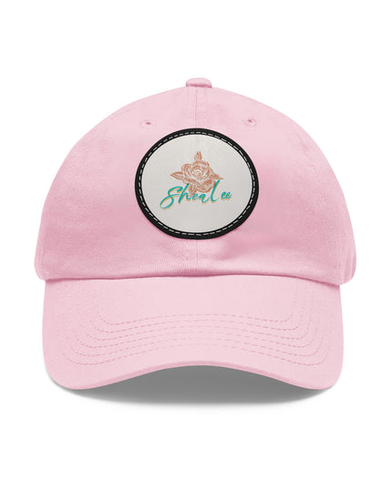 Stylish Dad Hat with Leather Rose Patch - Perfect Gift for Men & Women