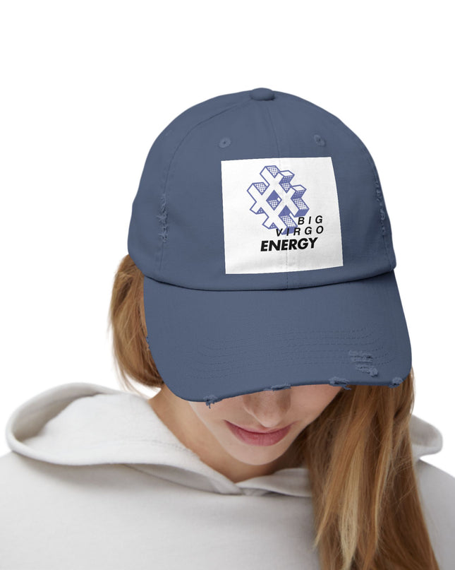 Big Virgo Energy Distressed Cap
