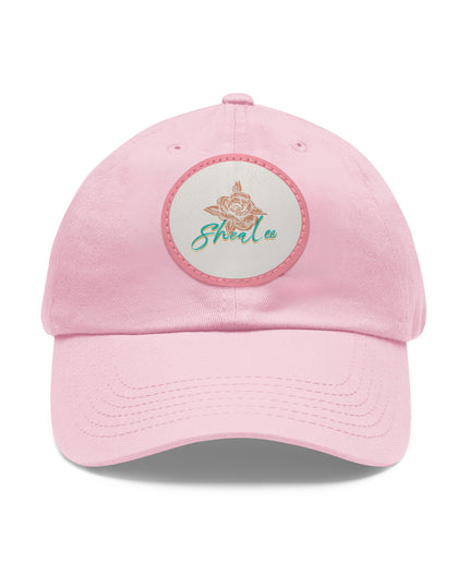 Stylish Dad Hat with Leather Rose Patch - Perfect Gift for Men & Women