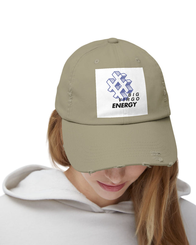 Big Virgo Energy Distressed Cap