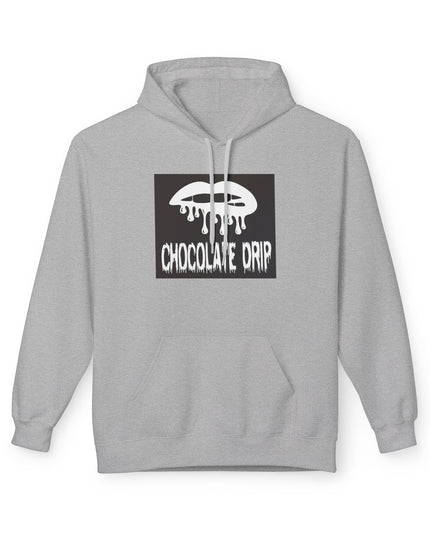 Chocolate Drip Hoodie — Retro Dripping Lip Graphic Sweatshirt