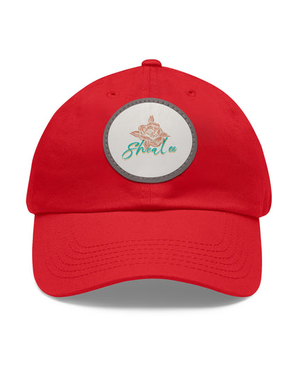 Stylish Dad Hat with Leather Rose Patch - Perfect Gift for Men & Women