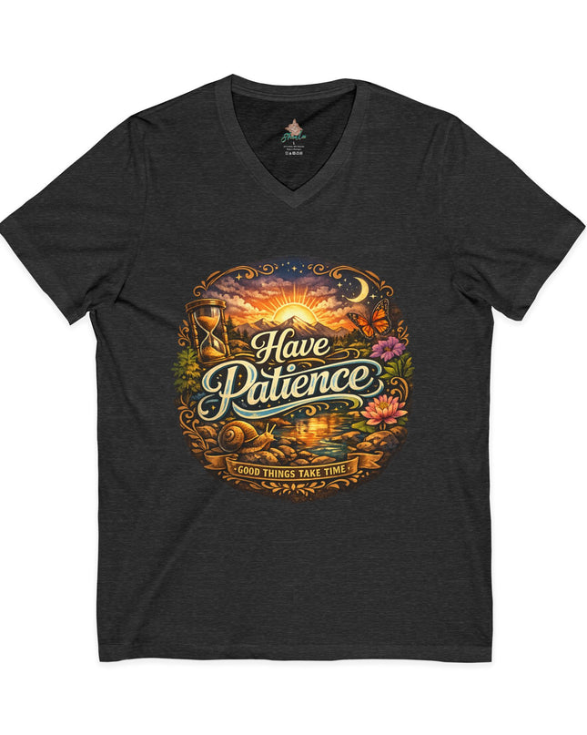 Have Patience V-Neck Tee