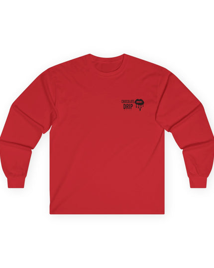 'Chocolate Drip' Lip Long Sleeve Tee
