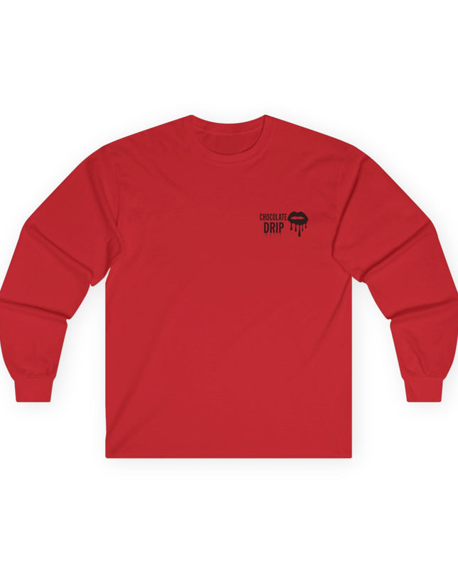 'Chocolate Drip' Lip Long Sleeve Tee