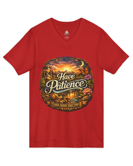 Have Patience V-Neck Tee