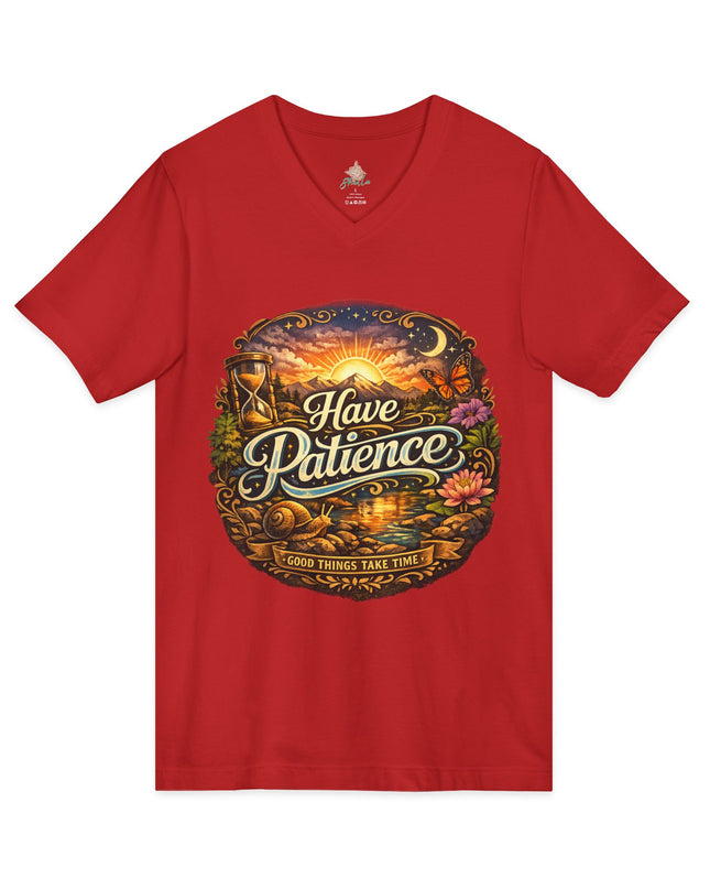 Have Patience V-Neck Tee