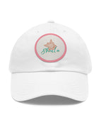 White / Pink patch / Circle / One size