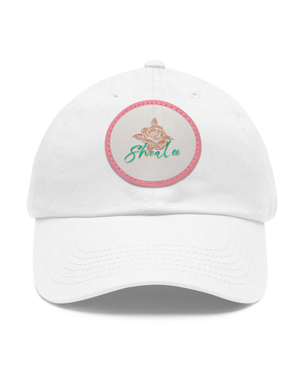 Stylish Dad Hat with Leather Rose Patch - Perfect Gift for Men & Women