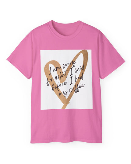 Coffee Attitudes Tee