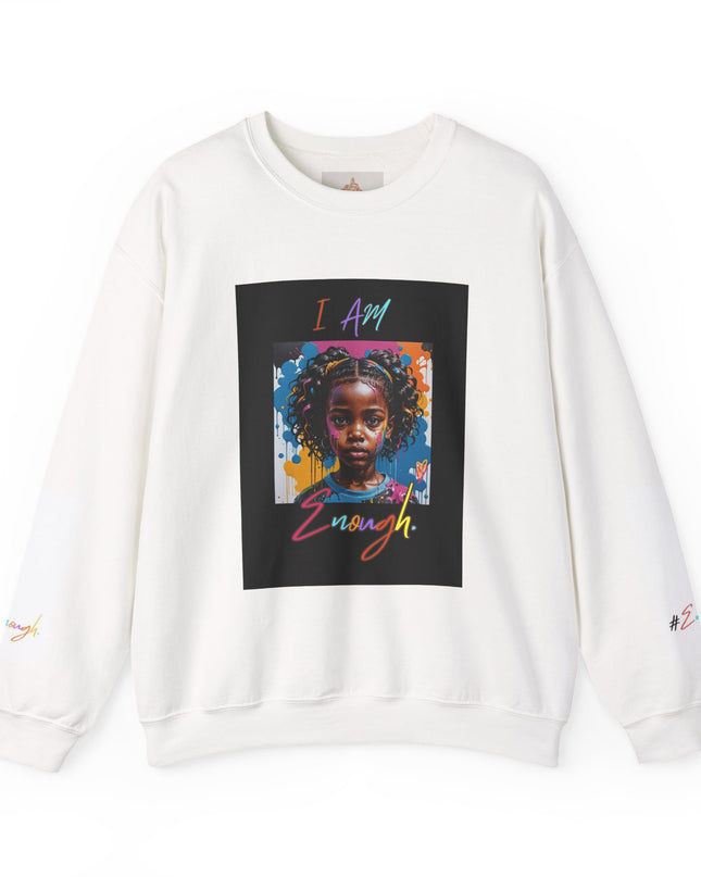 'Little Black Girl i am enough Crewneck Sweatshirt