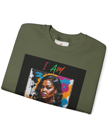 I Am Enough Artwork Crewneck Sweatshirt