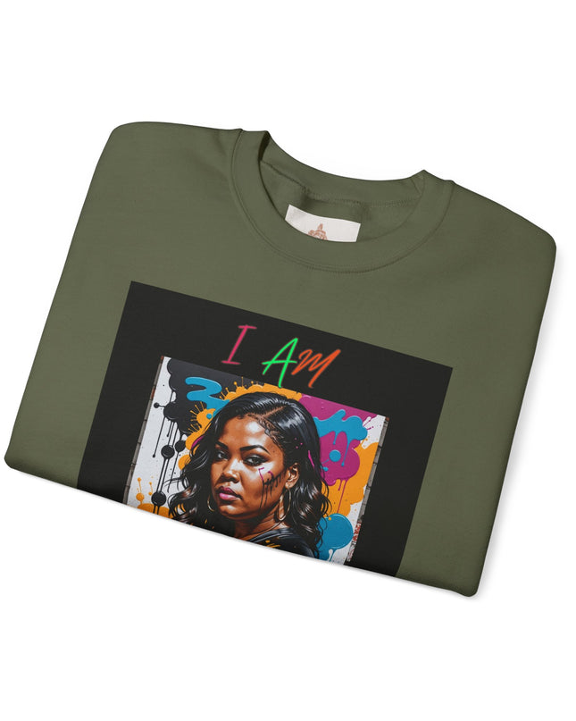 I Am Enough Artwork Crewneck Sweatshirt