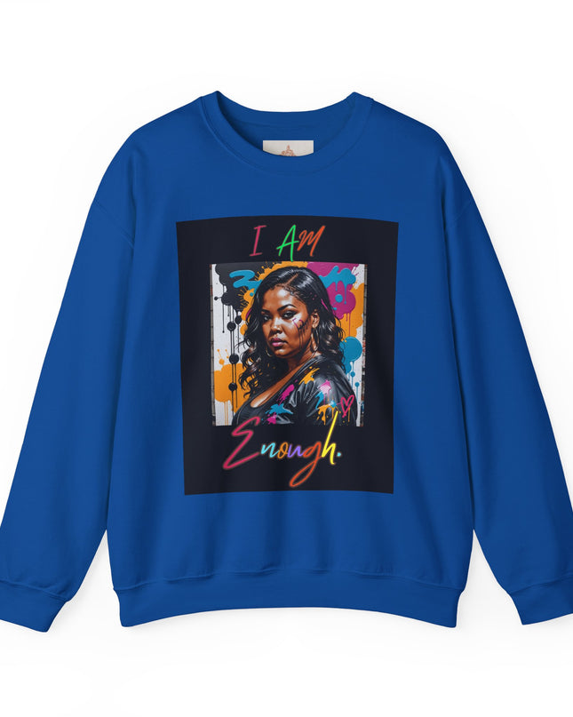 I Am Enough Artwork Crewneck Sweatshirt
