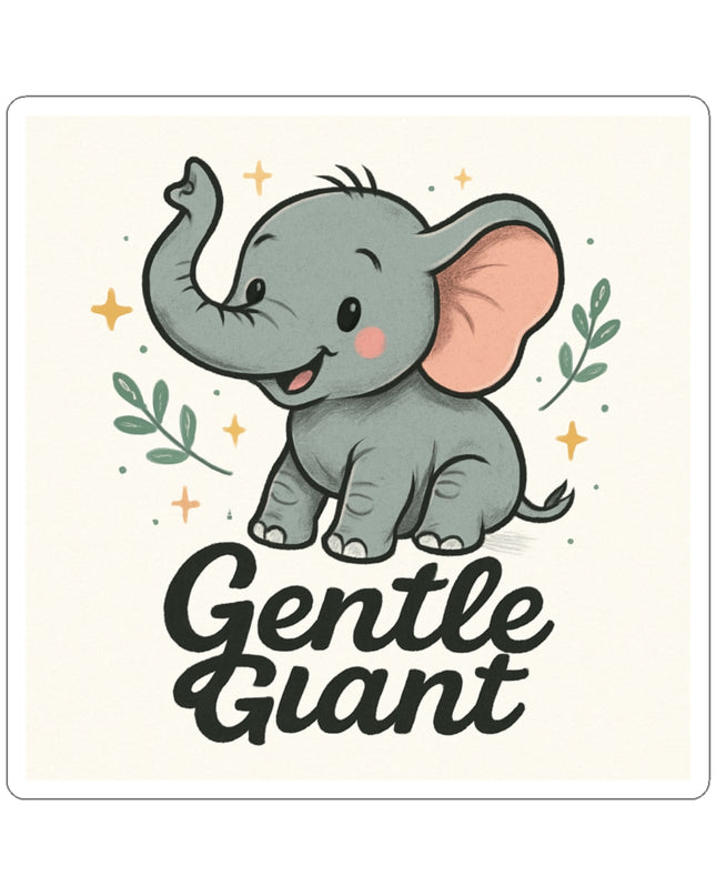 Gentle Giant Elephant Stickers