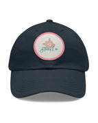 Navy / Pink patch / Circle / One size