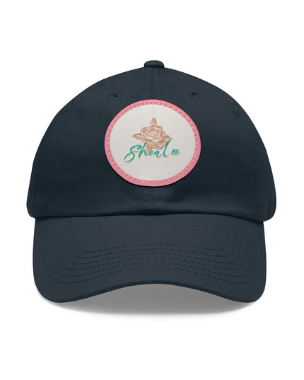 Stylish Dad Hat with Leather Rose Patch - Perfect Gift for Men & Women