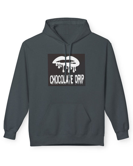 Chocolate Drip Hoodie — Retro Dripping Lip Graphic Sweatshirt