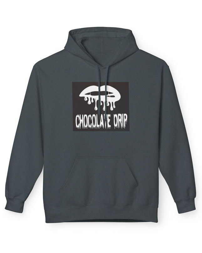 Chocolate Drip Hoodie — Retro Dripping Lip Graphic Sweatshirt