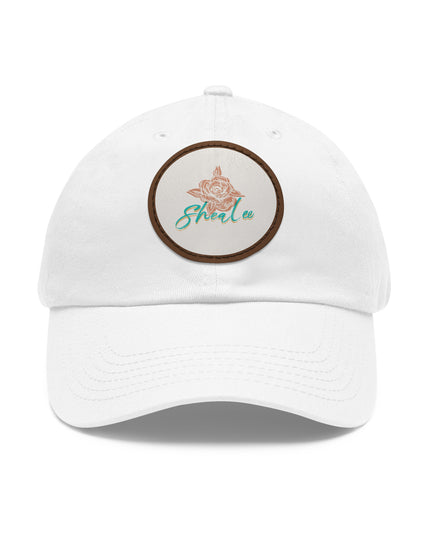 Stylish Dad Hat with Leather Rose Patch - Perfect Gift for Men & Women