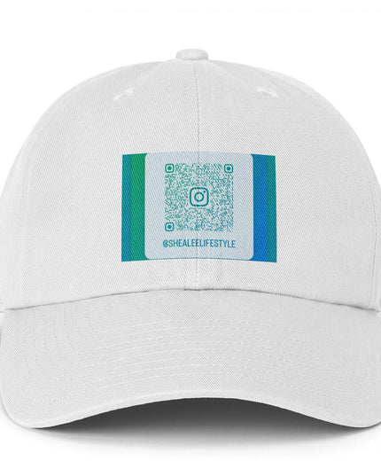 Patched Stripes Trucker Cap — Embroidered Retro Static Design