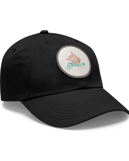 Stylish Dad Hat with Leather Rose Patch - Perfect Gift for Men & Women