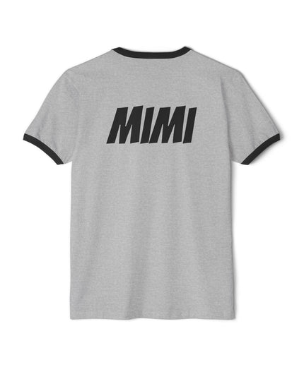 Ringer T-Shirt — “Pick Me! I’m Ready to Win Big!” Vintage Lottery Game Tee (Back 'MIMI')