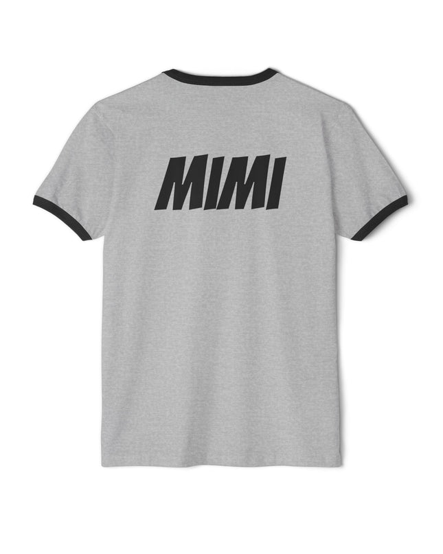 Ringer T-Shirt — “Pick Me! I’m Ready to Win Big!” Vintage Lottery Game Tee (Back 'MIMI')