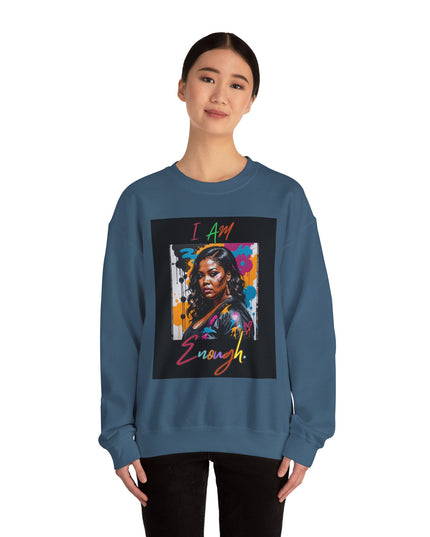 I Am Enough Artwork Crewneck Sweatshirt