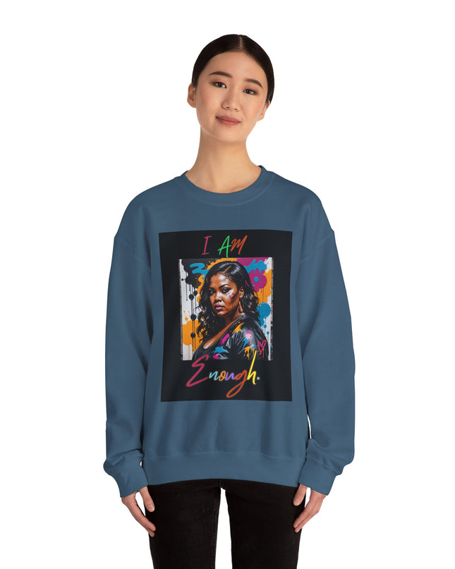 I Am Enough Artwork Crewneck Sweatshirt