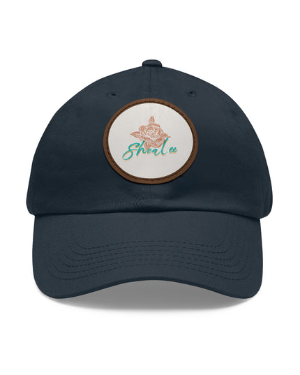 Stylish Dad Hat with Leather Rose Patch - Perfect Gift for Men & Women