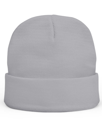 Embroidered Chocolate Drip Knit Beanie