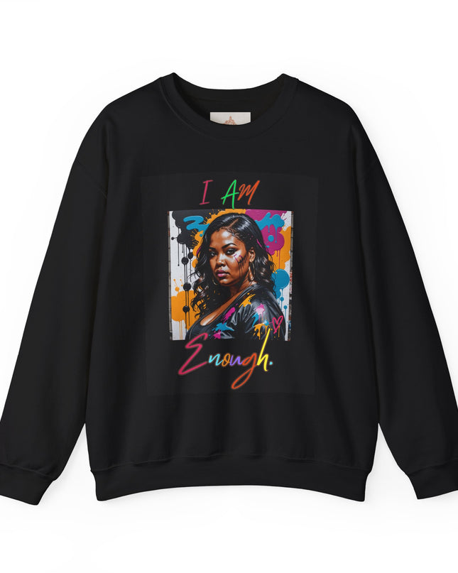 I Am Enough Artwork Crewneck Sweatshirt
