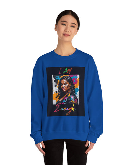I Am Enough Artwork Crewneck Sweatshirt